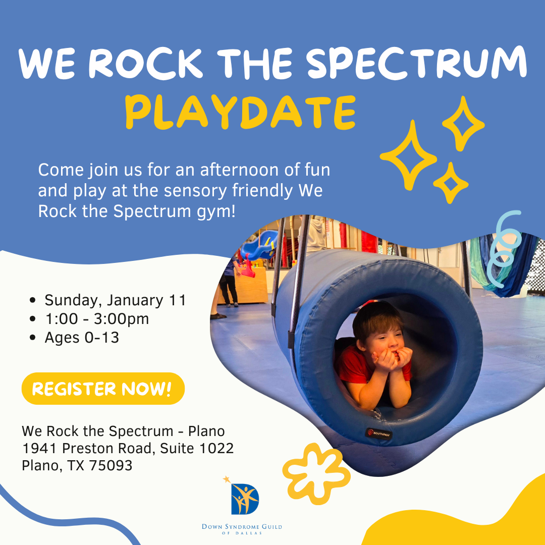 Playdate for Children with Down Syndrome Ages 0-13 at We Rock the Spectrum