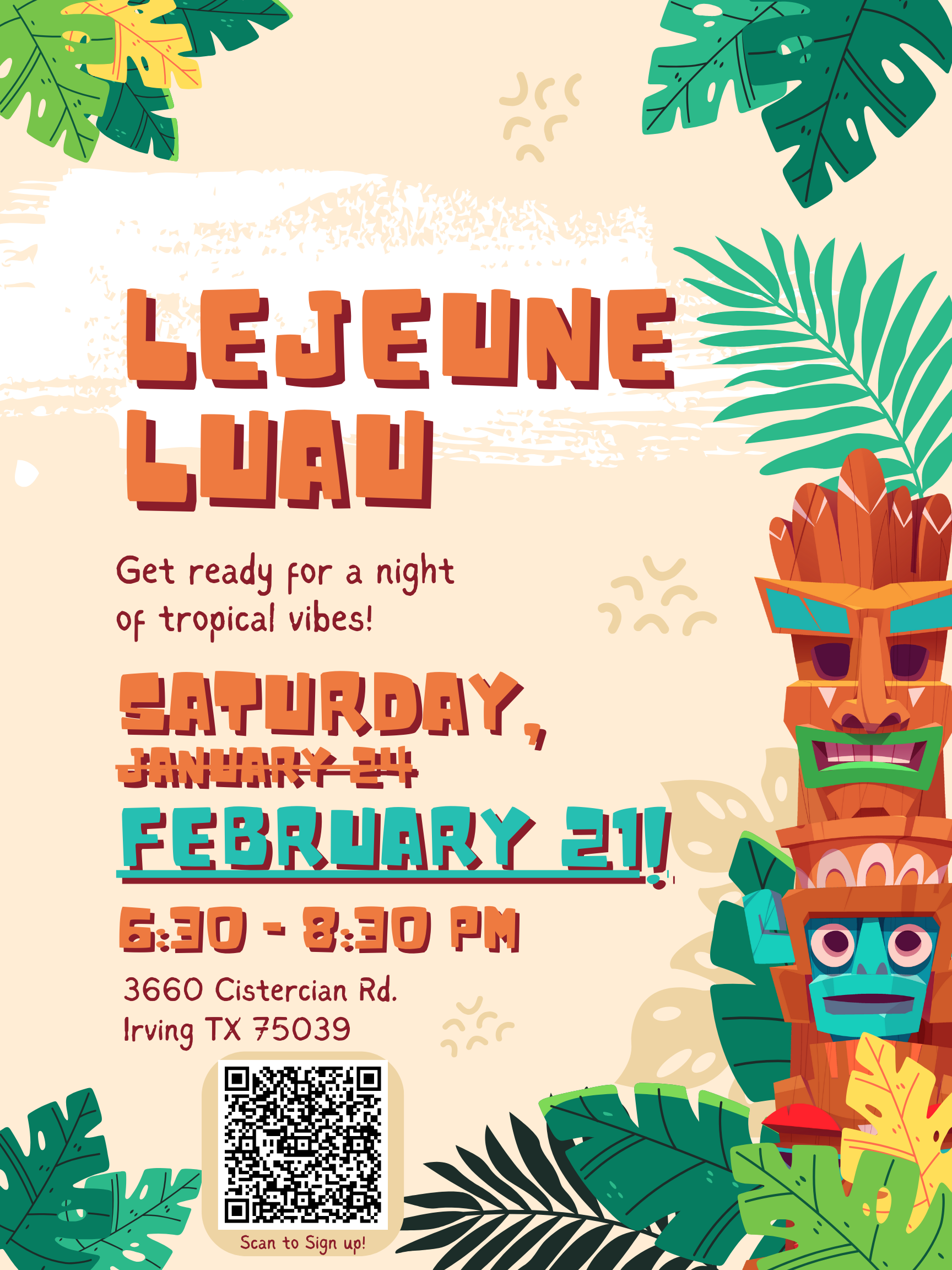 Cistercian Lejeune Luau Dance for Teens &amp; Young Adults with Down Syndrome Ages 14-22