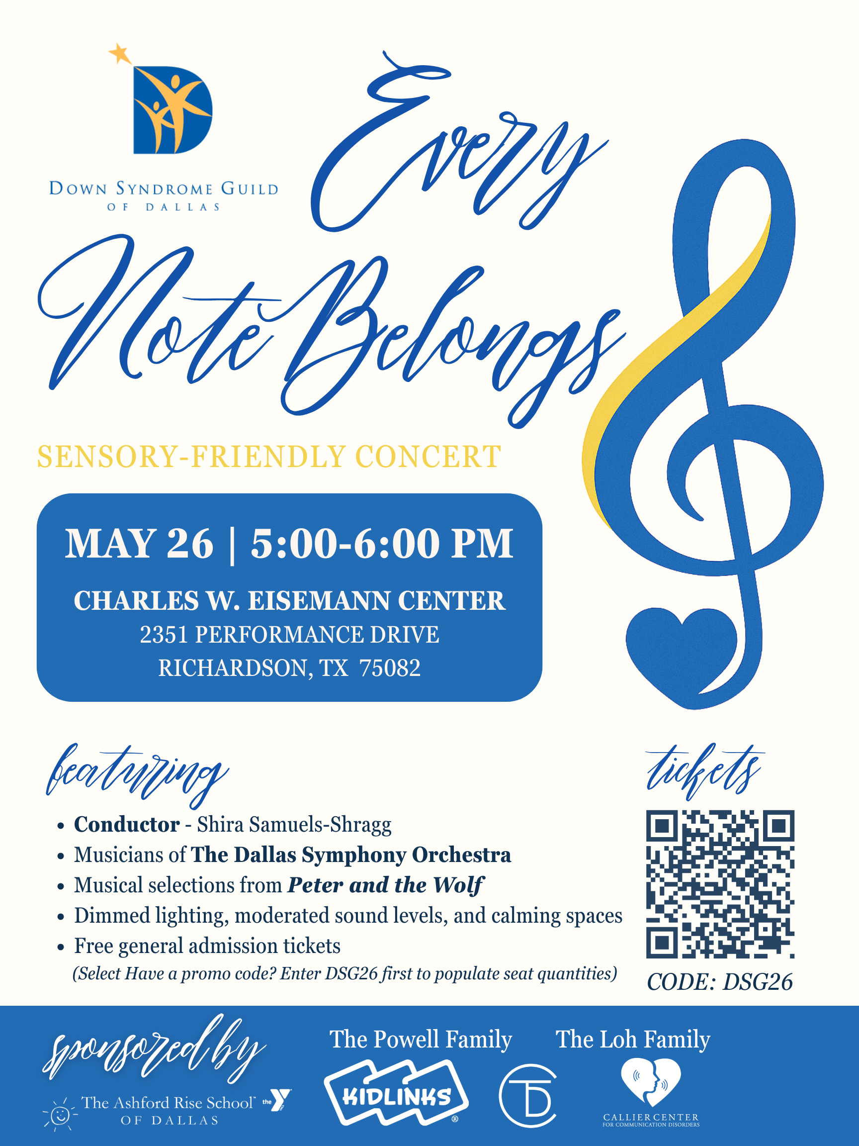 Every Note Belongs Sensory-Friendly Concert