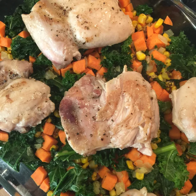 Chicken Thighs with Sweet Potato, Kale and Corn 3.jpeg
