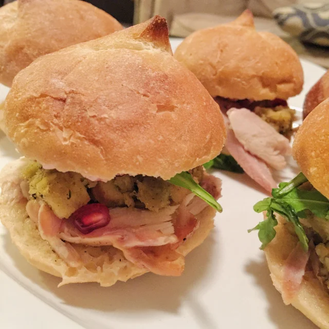 Thanksgiving Leftovers Sandwich