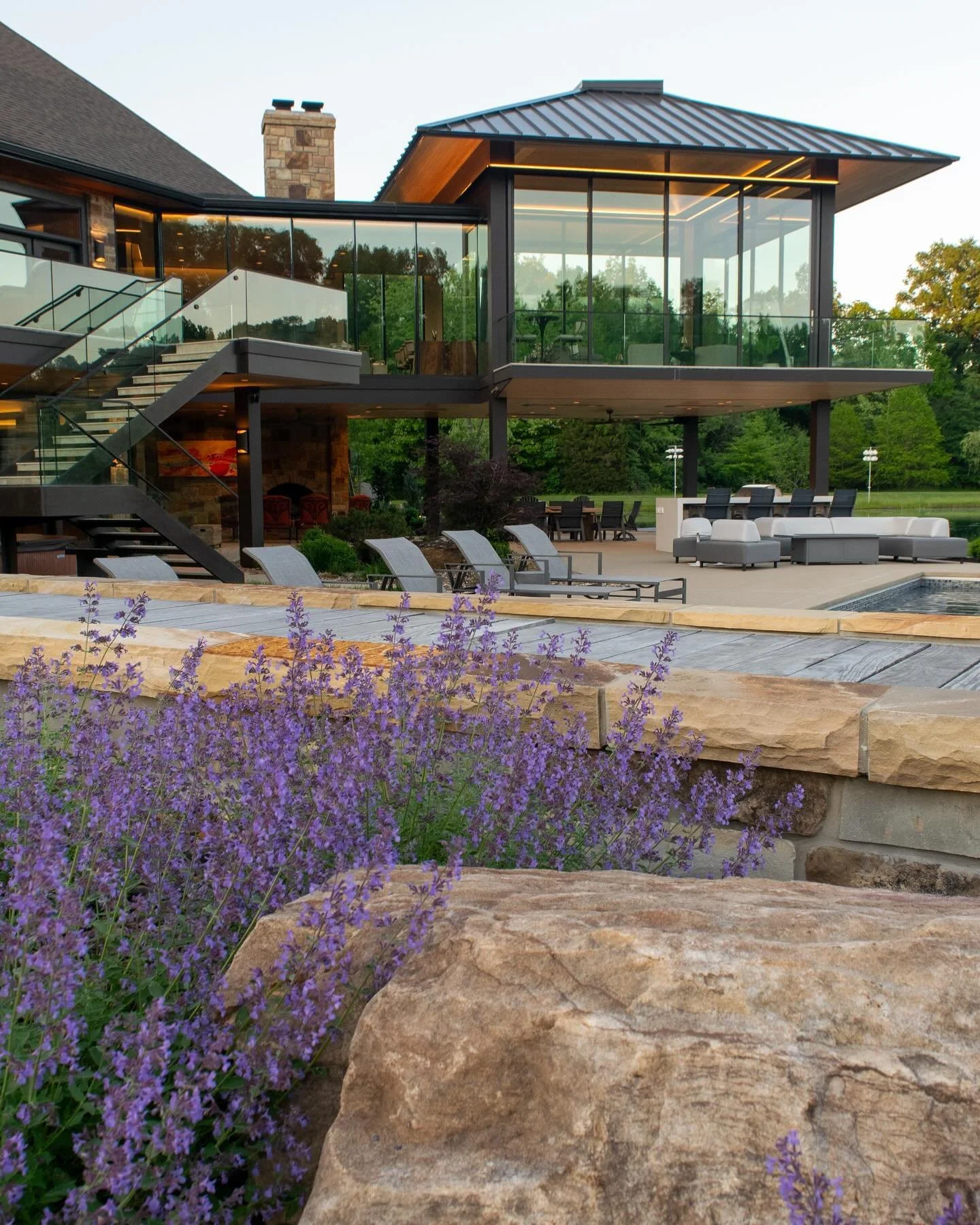 We are honored to have our Panorama Pavilion and Landscape featured in @indymonthly. See link in the bio. Just need to make a few clarifications regarding credit. @laa_office invited @brownsmithstudios to join the design team after the preliminary de