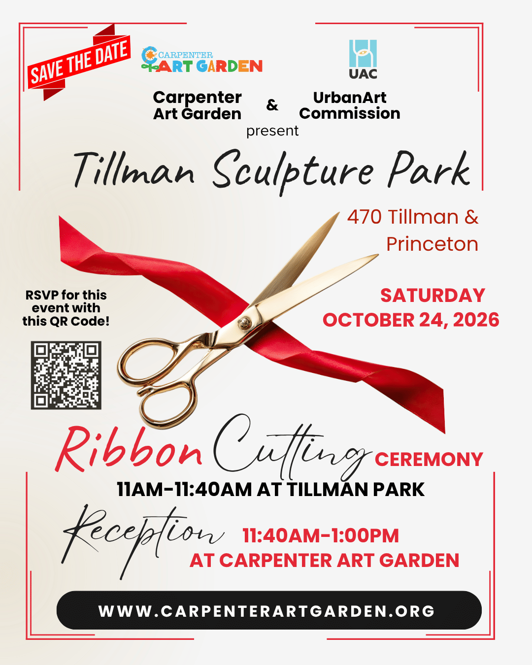 Tillman Sculpture Park Ribbon Cutting