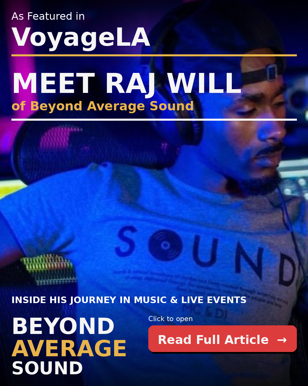 Raj Will | Los Angeles Audio Engineer, Producer, Production Manager and Educator