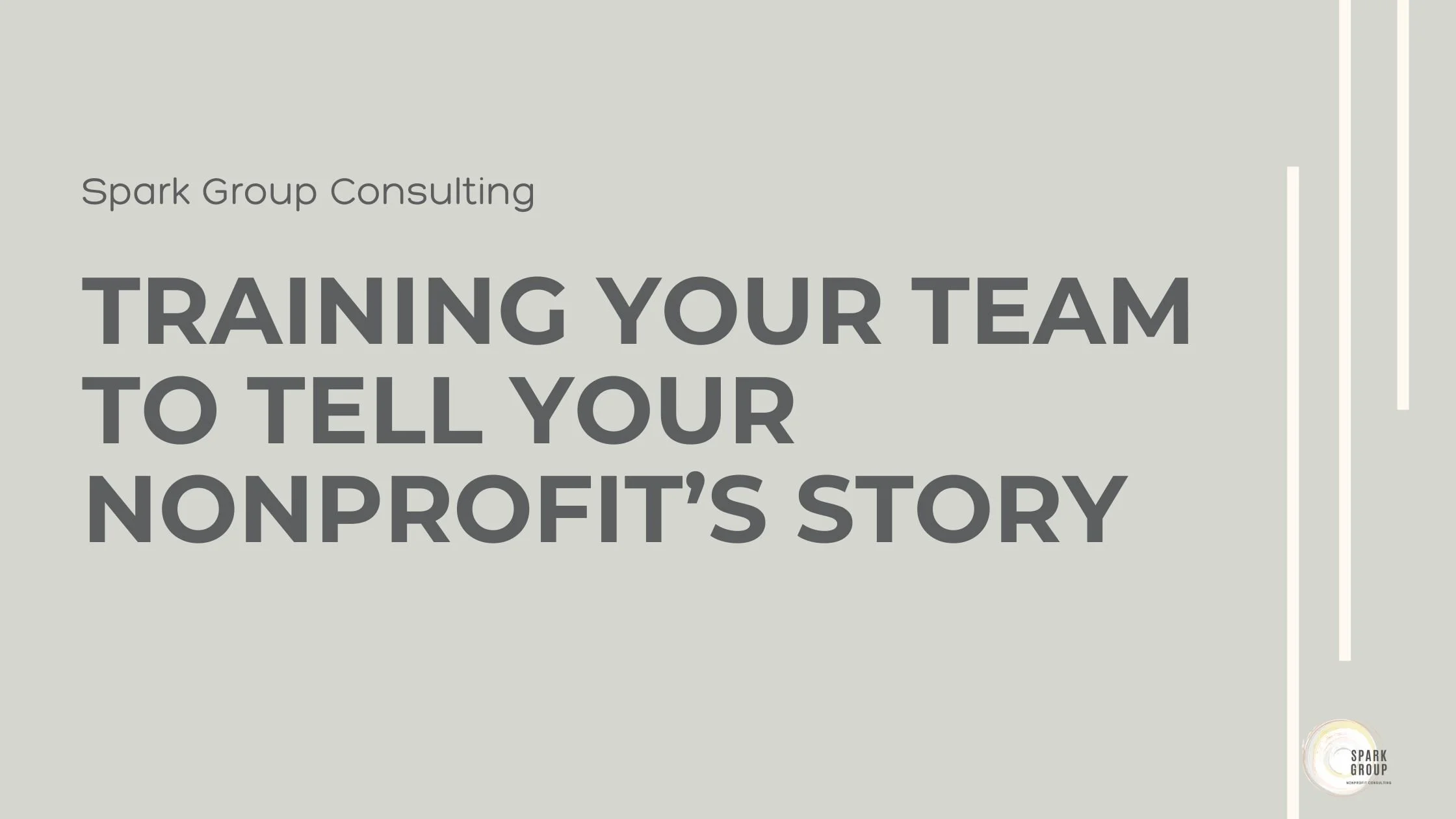 Training Your Team to Tell Your Nonprofit’s Story
