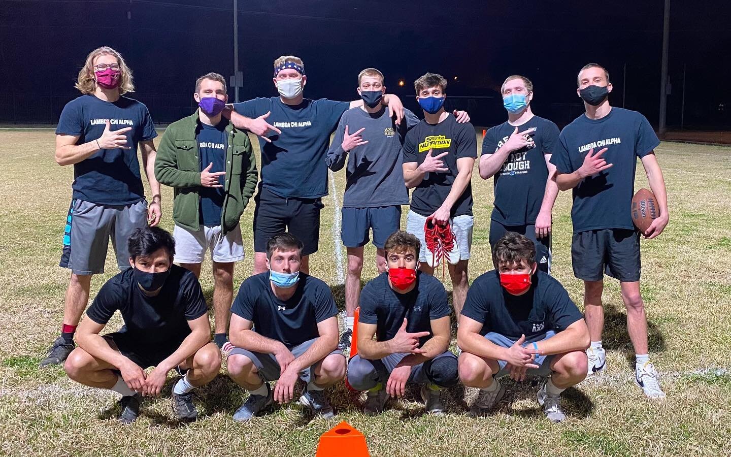 After a long off-season we got a W in our first game of the year, beating DTD 28-6 #RushLambdaChi #ZAX #Wszn