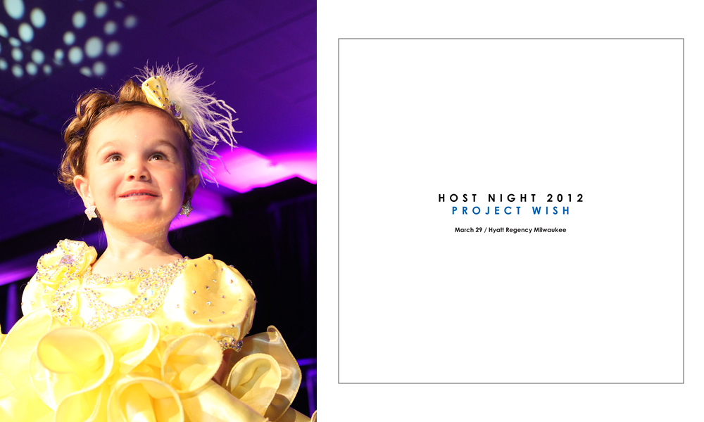 Project Wish was the 2012 installment of Make-A-Wish Wisconsin’s annual gala. It featured a fashion theme, complete with a live runway show with wish kid models in clothes representing their wishes.