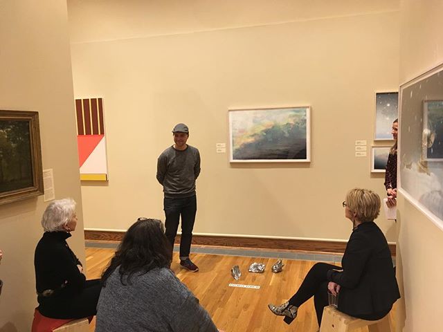 @josephsmolinski gave a fantastic artist talk at the Mattatuck Museum where he has work in the exhibition &ldquo;Convergence: Meditations on the American Landscape&rdquo; Be sure to listen to his interview on The First Stop! #contemporaryart #josephs