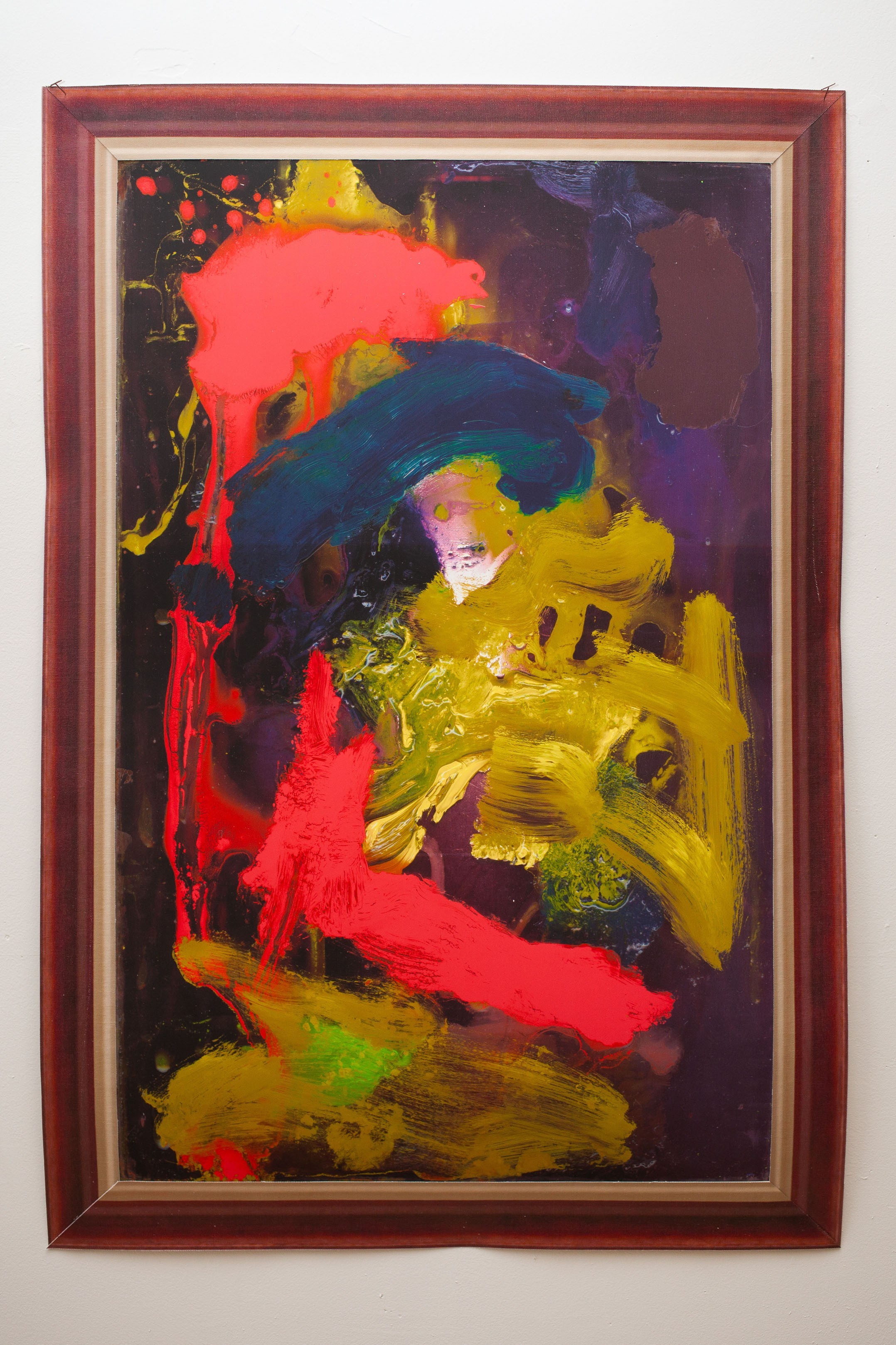 Scannerpainting 43, I nkjet pigment print on matte paper and canvas, 28 x 42 IN.