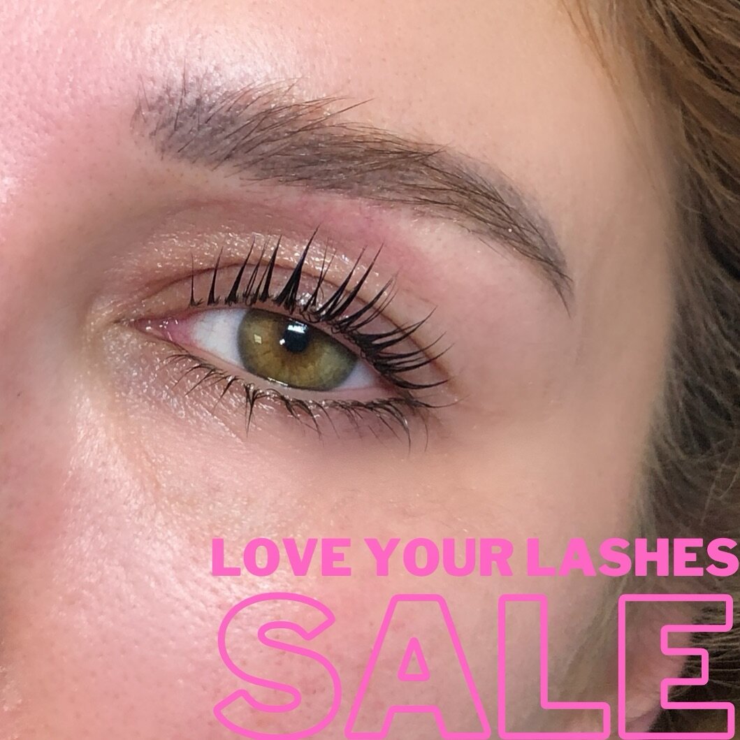 💕 love your lashes sale - book a lash lift with me in the month of february and receive 20% OFF 💕
