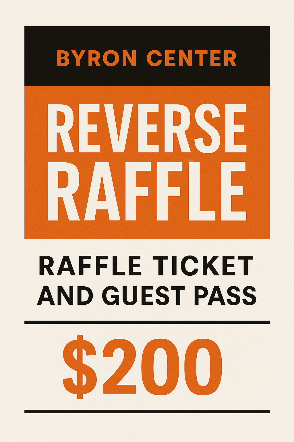 Raffle Ticket + Guest Pass