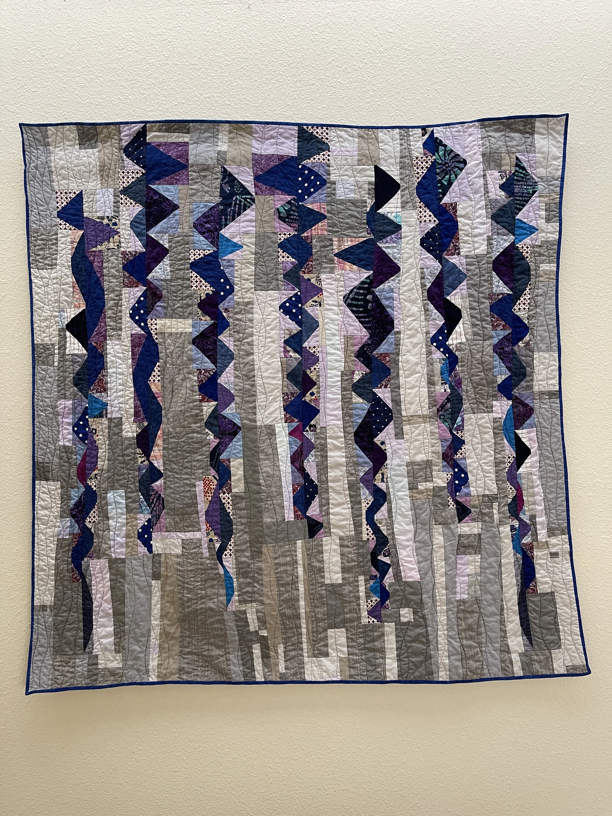 Curly Locks Improv Quilt