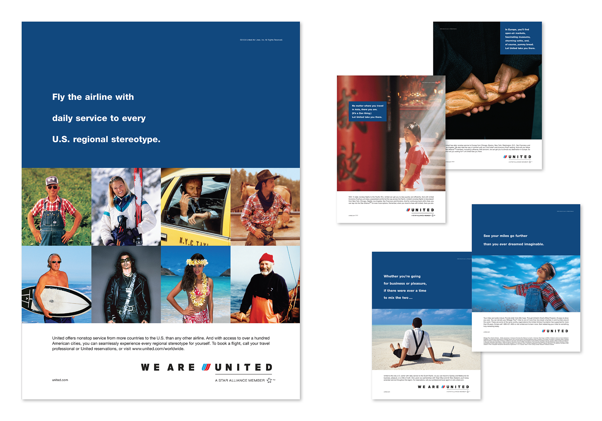 UNITED AIRLINES 2003 AD CAMPAIGN