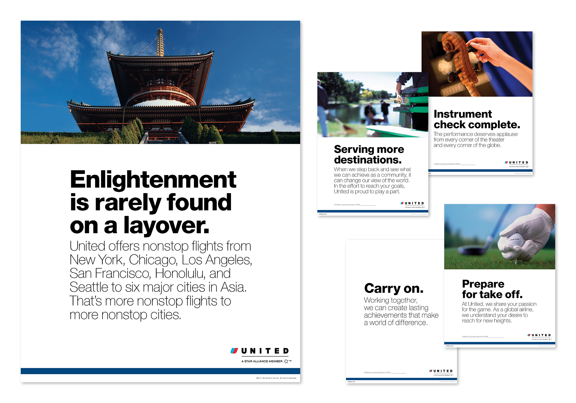 UNITED AIRLINES 2004 AD CAMPAIGN