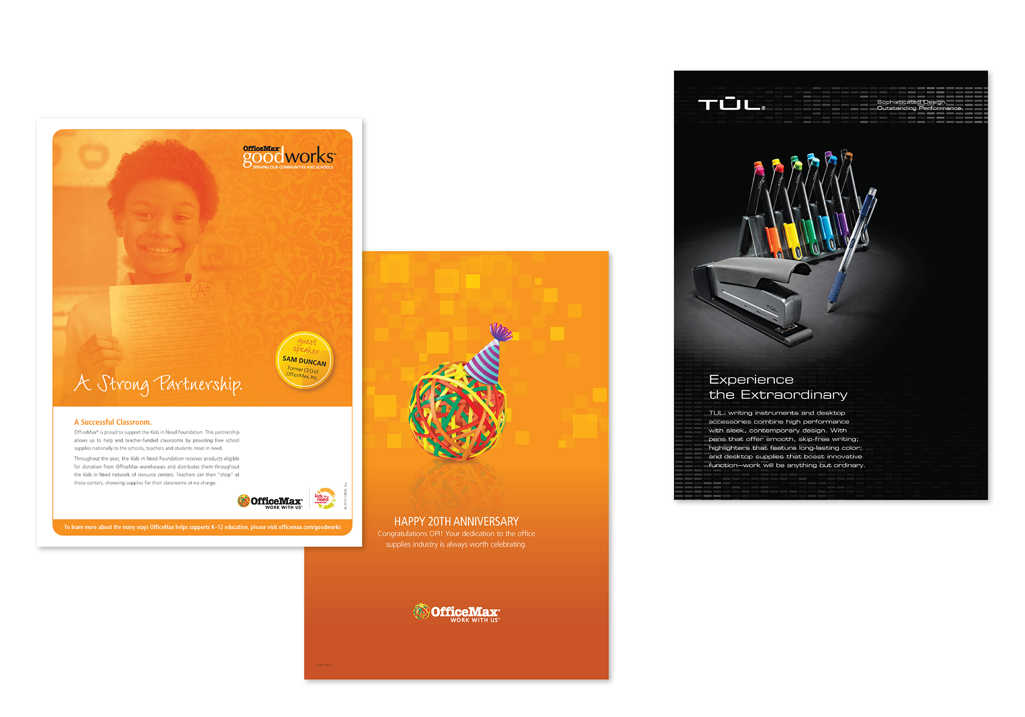 OFFICEMAX AND TUL ADS