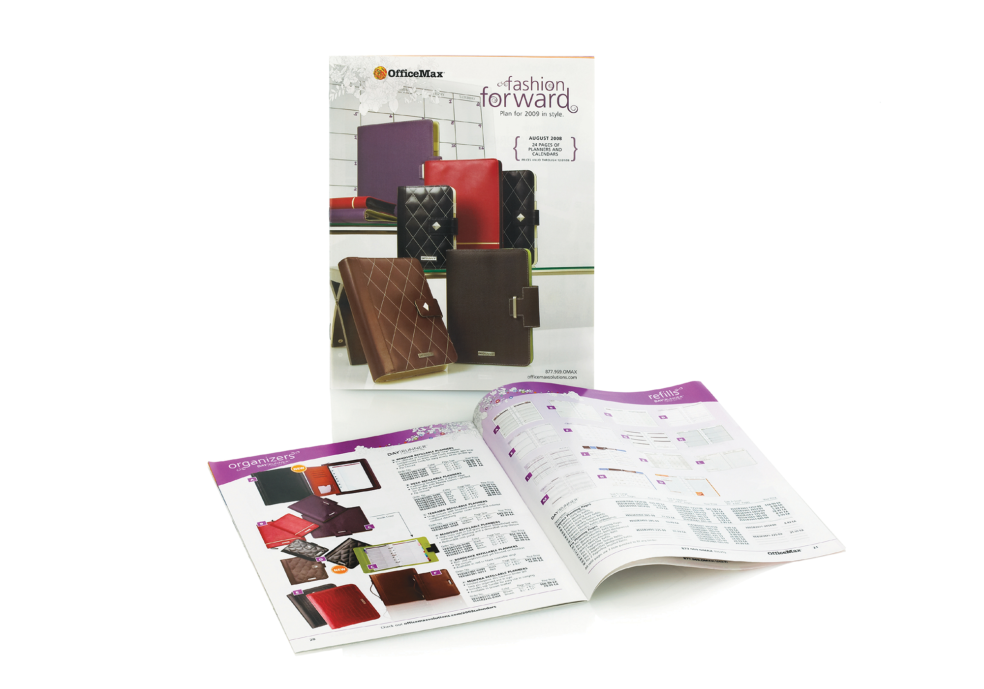 OFFICEMAX 2008 DATED GOODS OFFICE SUPPLIES CATALOG FLYER (NOVEMBER)