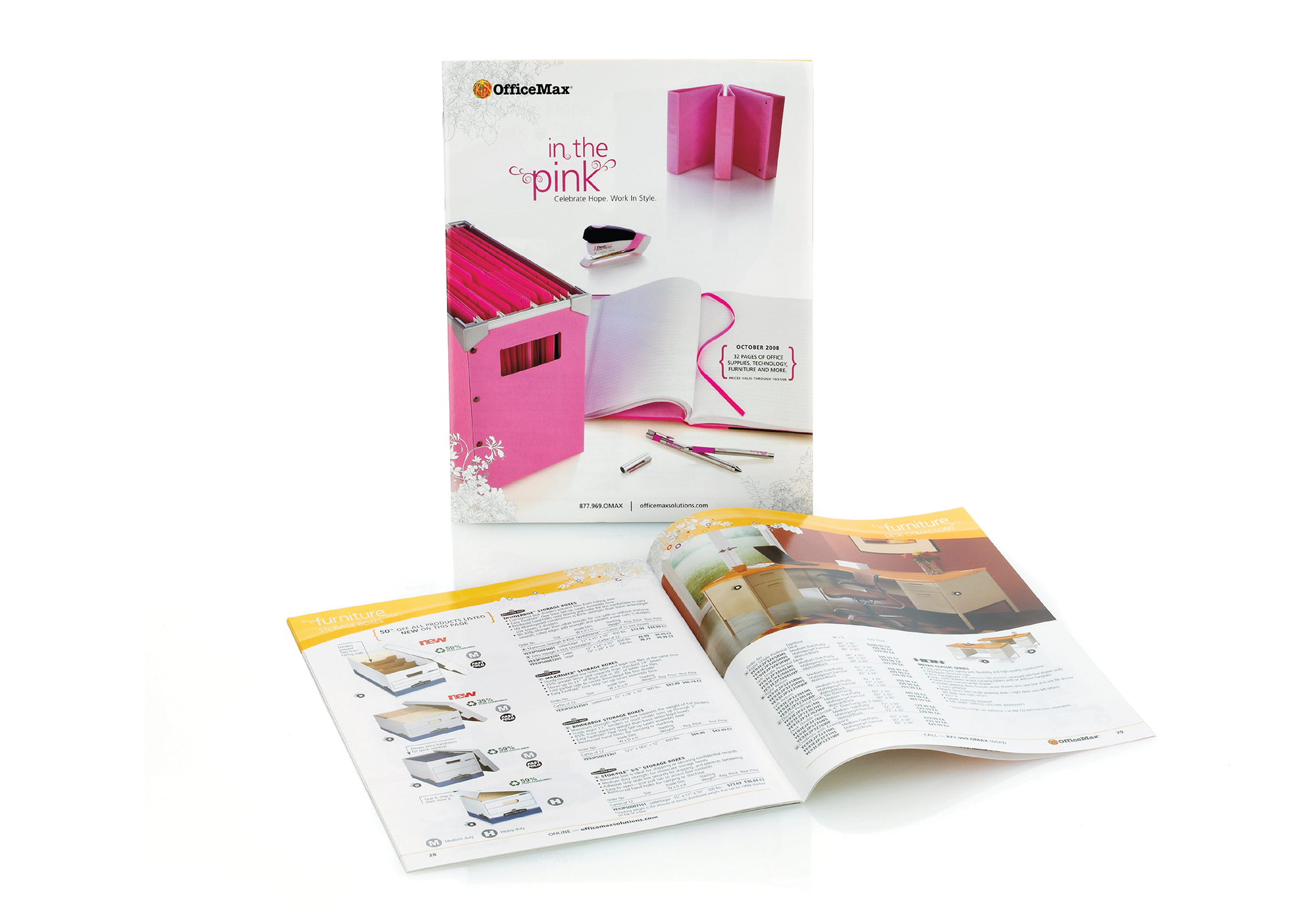 OFFICEMAX 2009 OFFICE SUPPLIES CATALOG FLYER (OCTOBER)