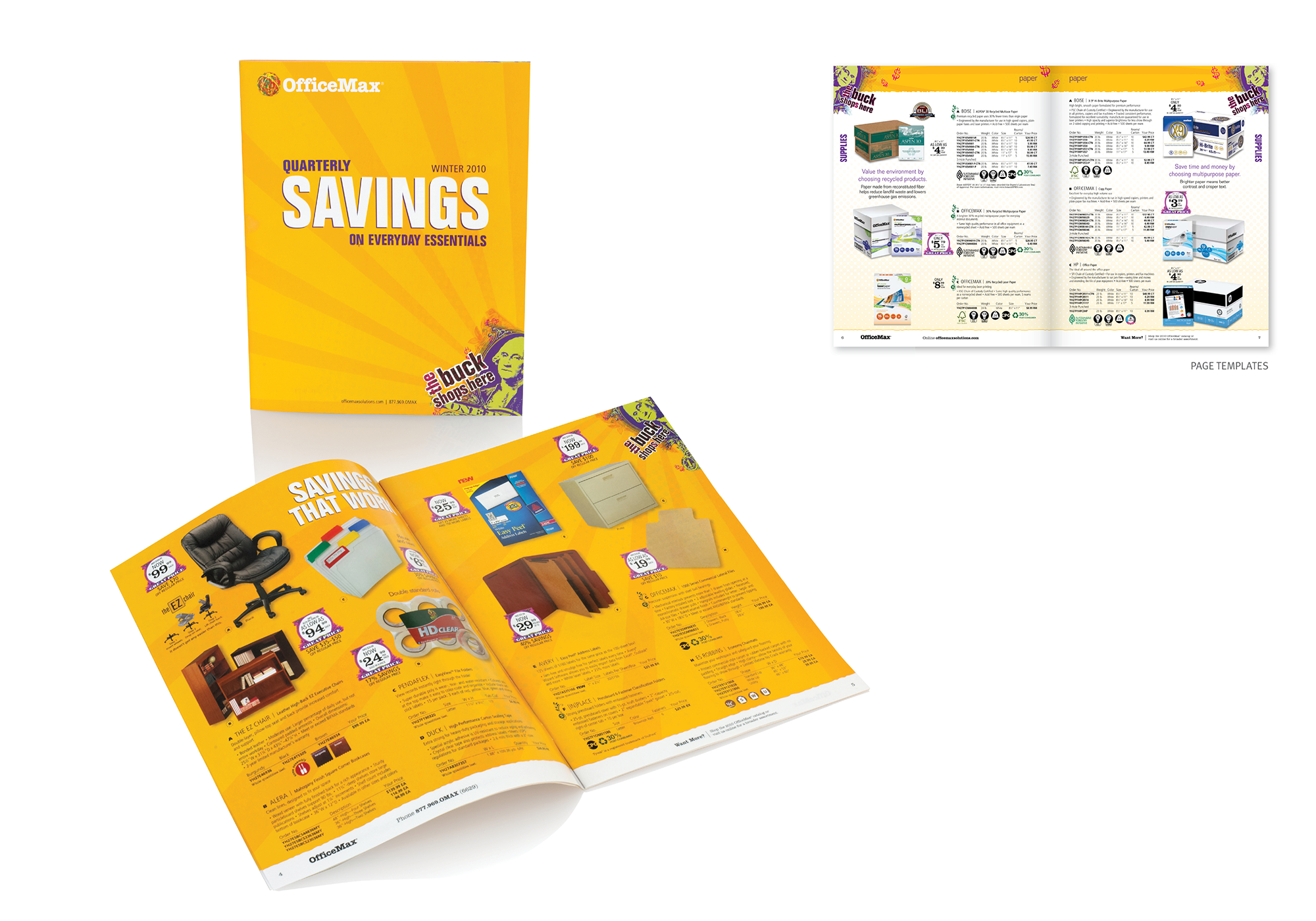 OFFICEMAX 2010 BACK TO BASICS OFFICE SUPPLIES CATALOG FLYER