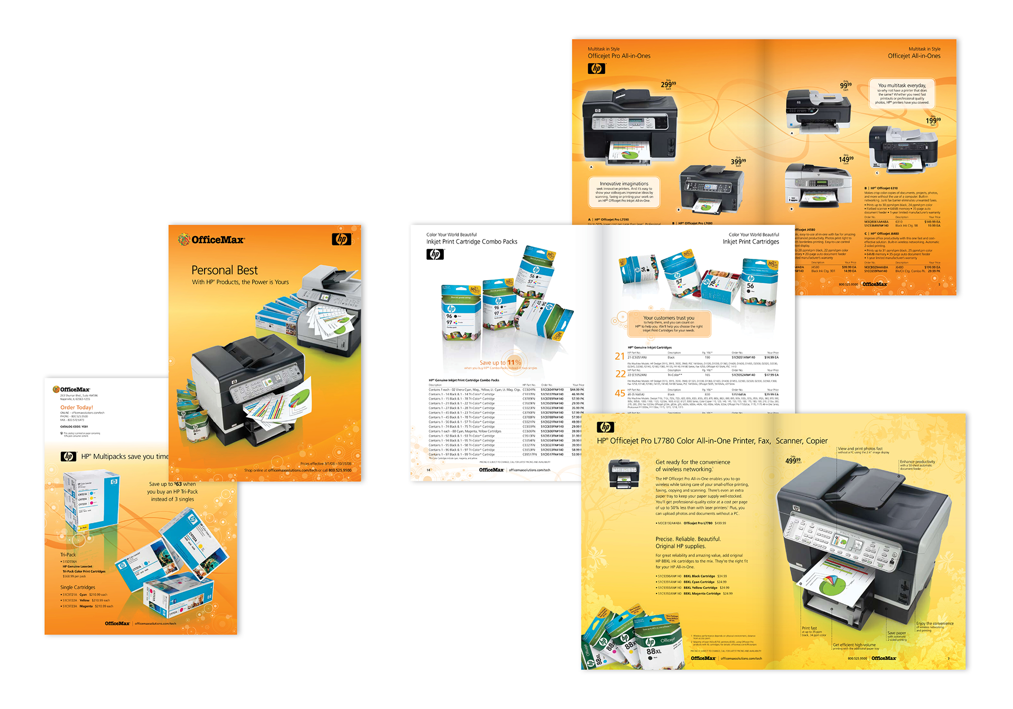 OFFICEMAX 2008 TECHNOLOGY CATALOG FLYER