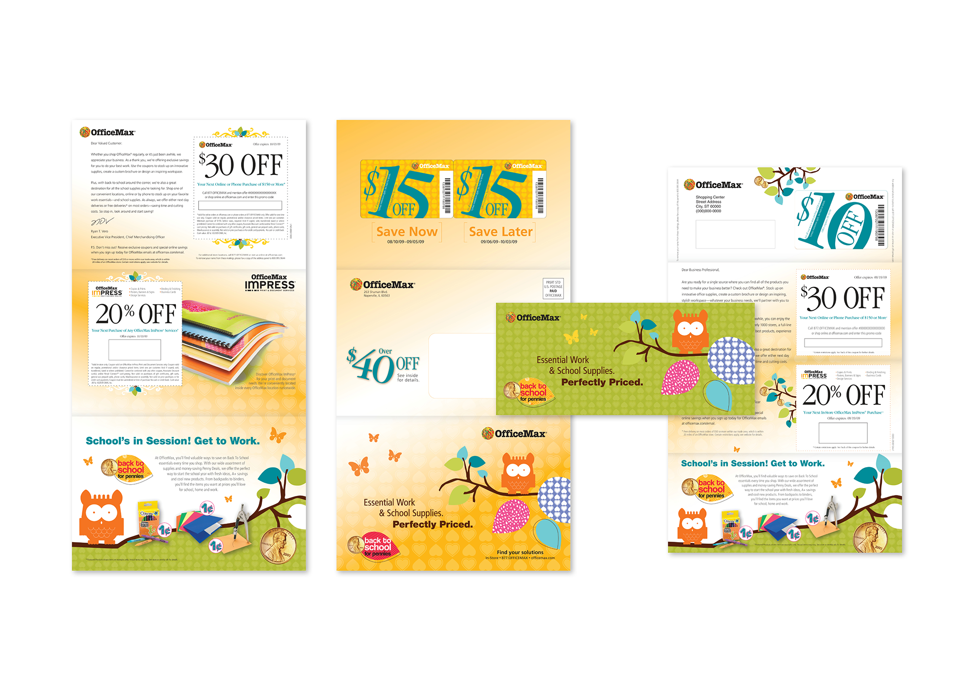 OFFICEMAX 2009 BACK TO SCHOOL DIRECT MAIL