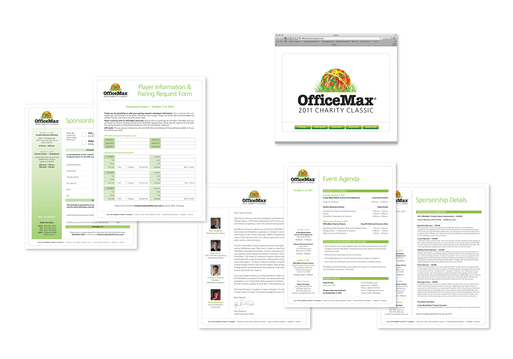 OFFICEMAX 2010 AND 2011 CHARITY CLASSIC GOLF OUTING