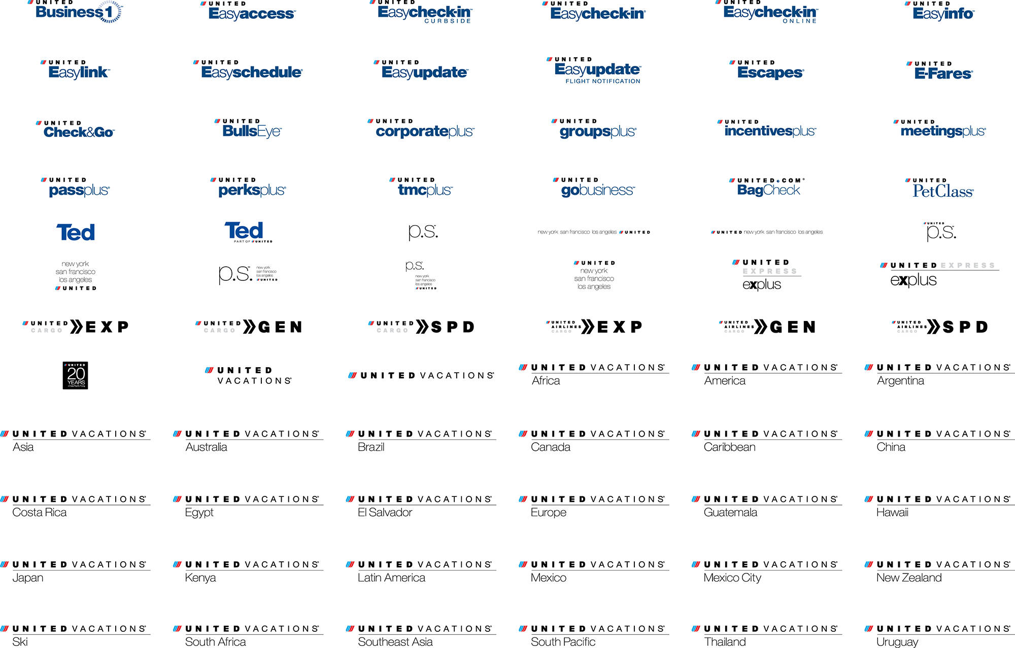 UNITED AIRLINES LOGO LIBRARY OVERHAUL AND STANDARDIZATION (CONT’D)