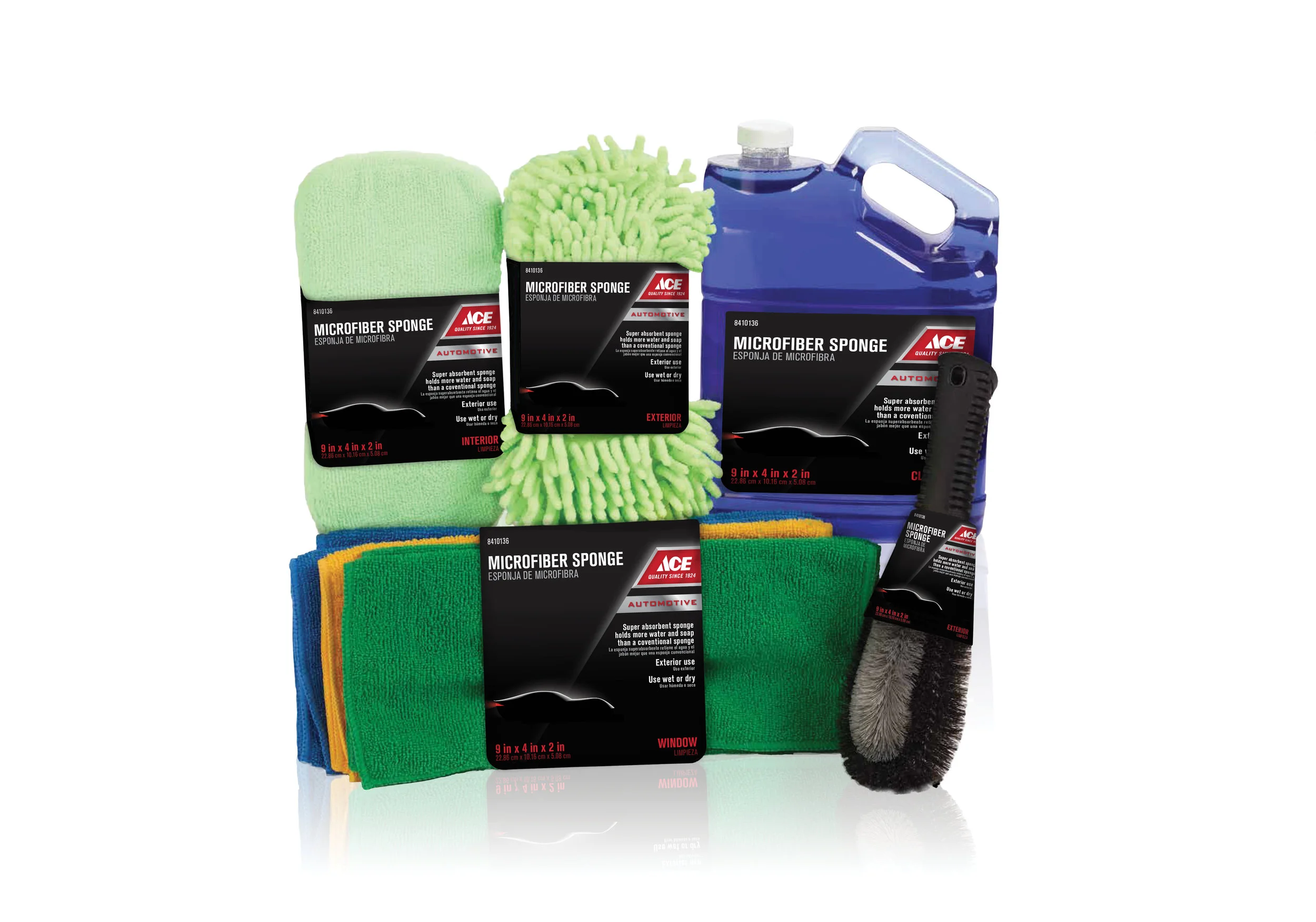   CHALLENGE:  Concept solutions to extend the Ace Brand into the Automotive category using non-specific car imagery.   SOLUTION/CONTRIBUTION:  Designed a variety of concepts and one was chosen as the final design when the program moves forward. 