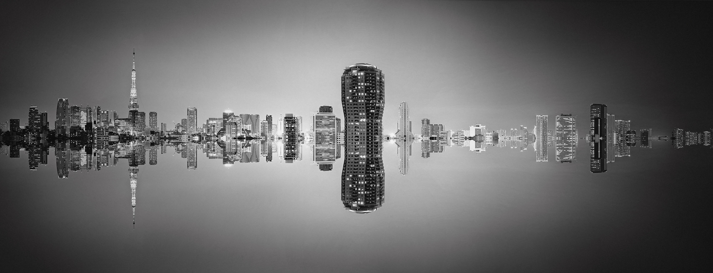 TOKYO MIRRORED - Odaiba View SMALL 38x14,5cm, MEDIUM 70x27,8cm, LARGE 180x69cm