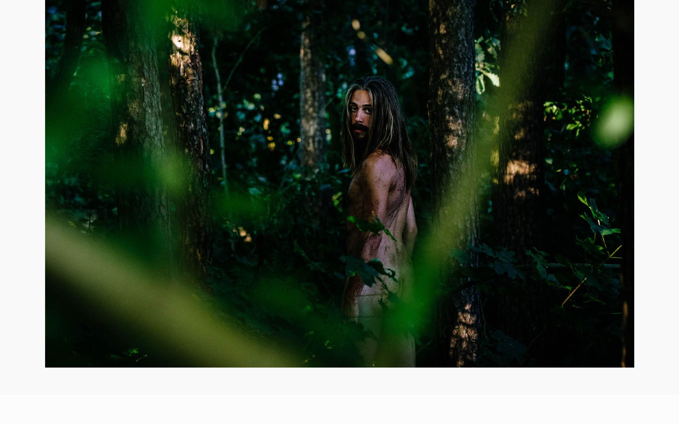 christian Art is strolling alone at night barefoot through the forest, meeting the mosquito and the wolf and loving them. (2018)