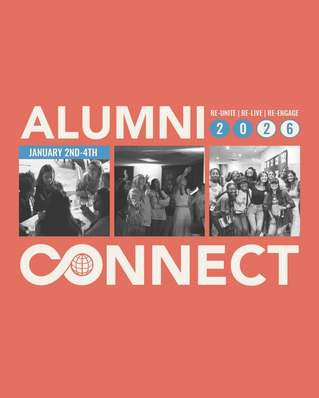 Hey, alumni! Join us with your families in Chattanooga, TN, for Alumni Connect in January! 🎉 Reconnect with old friends, relive conference moments, and reengage with the ministry that has impacted us all at this FREE, family-friendly gathering.

Mar