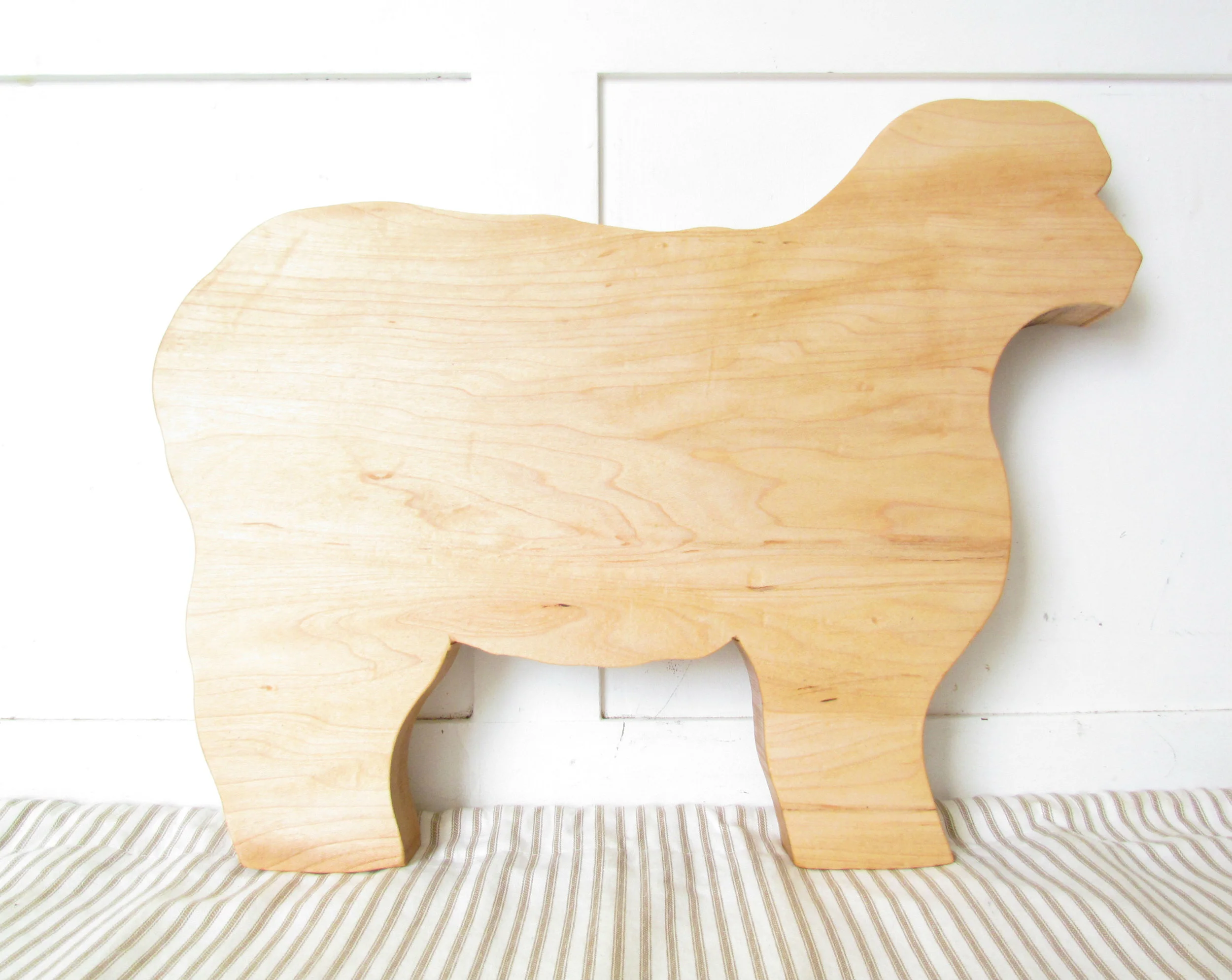 Sheep Butcher Block Cutting Board