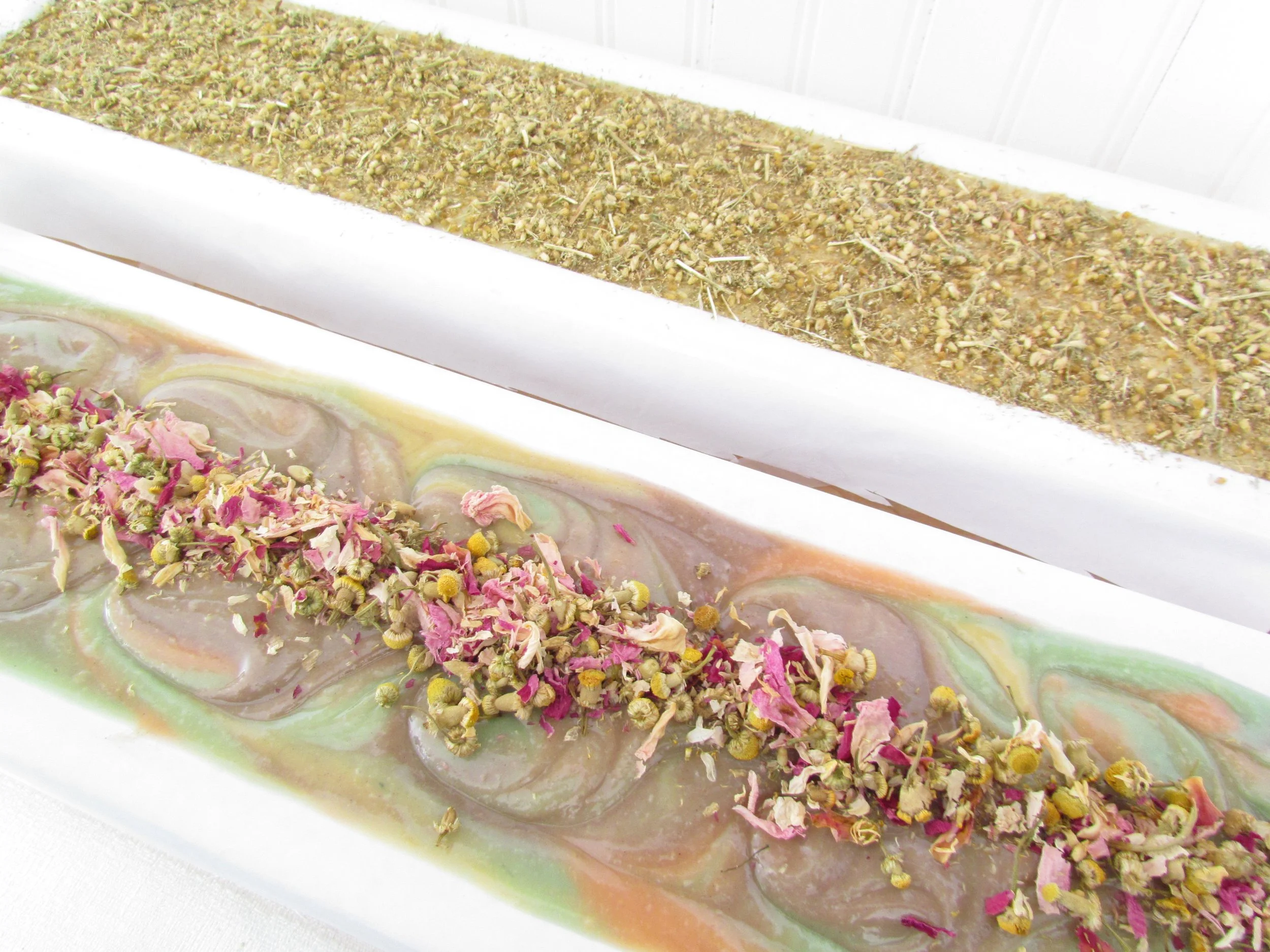 Making Spring Sheep Milk Soaps 