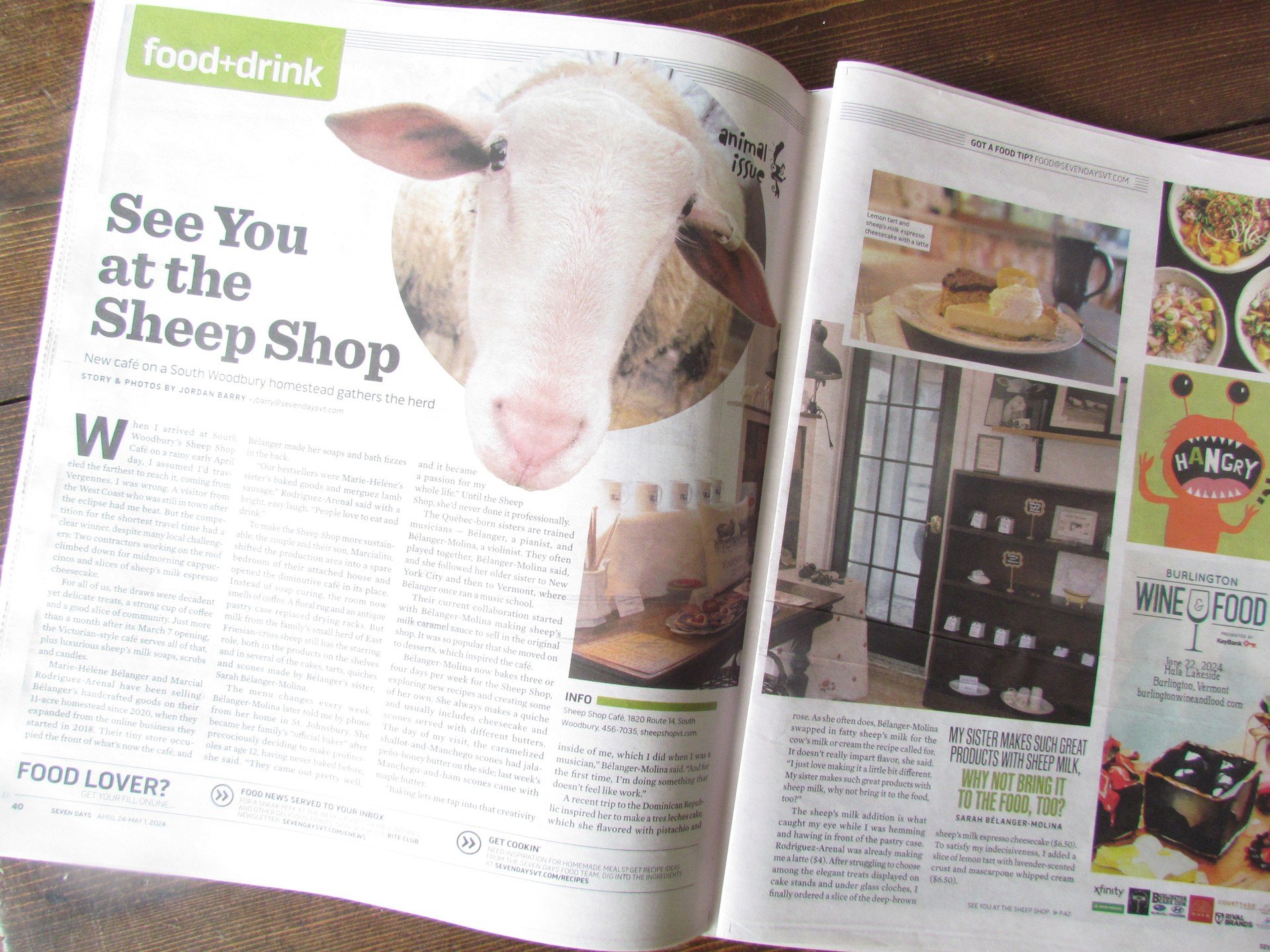 Thank you so much @jordankbarry and @sevendaysvt for a wonderful article featuring the Sheep Shop! We are so excited and grateful to be able to serve our community and this feature really means a lot for us! A million times THANK YOU 🐑 🐑 🐑 (articl