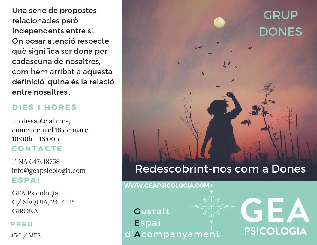 Grup de dones a Girona - propostes grupals de GEA Psicologia