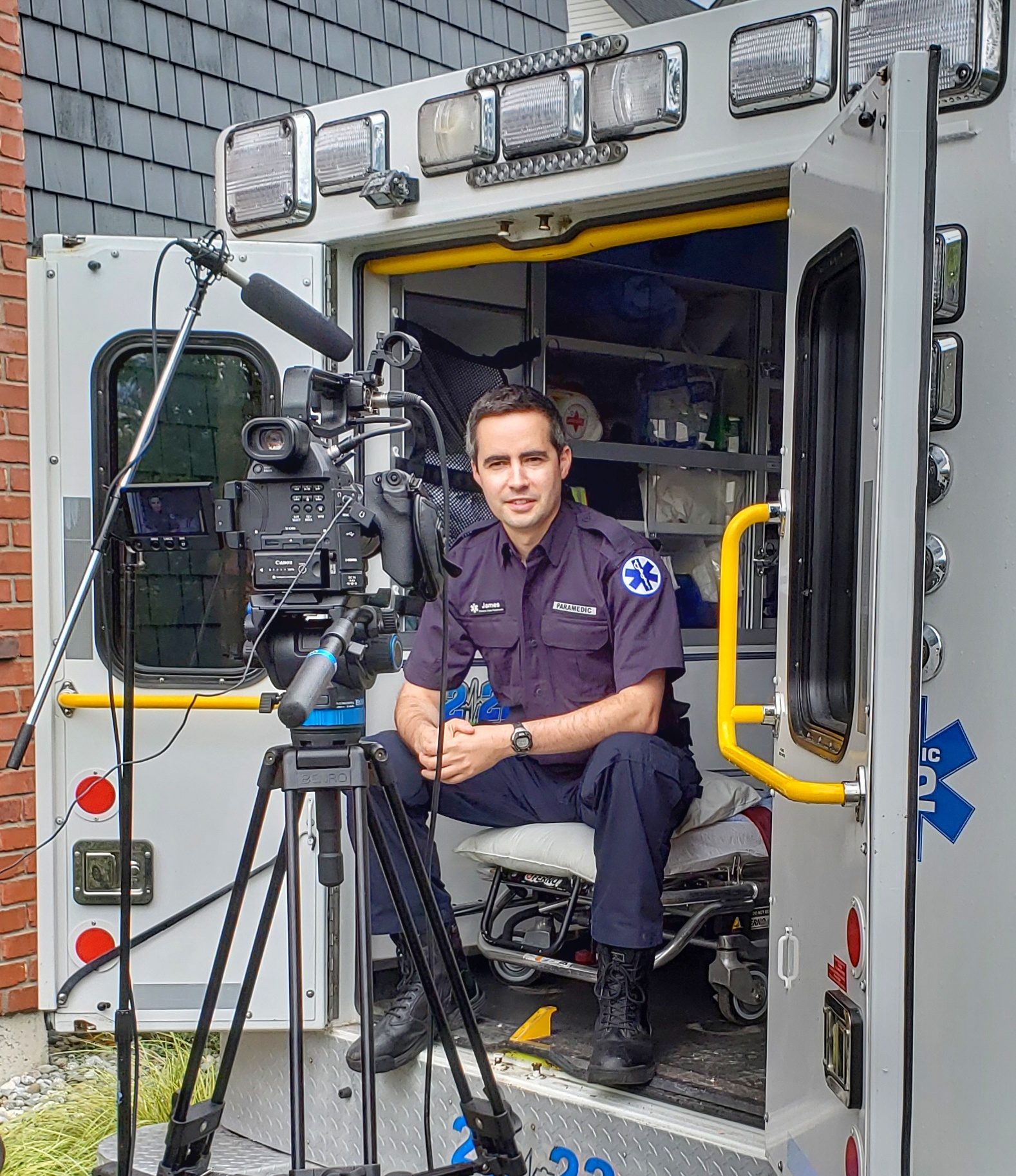 James Shearer, paramedic and creator of the Emergency Medical Translator.