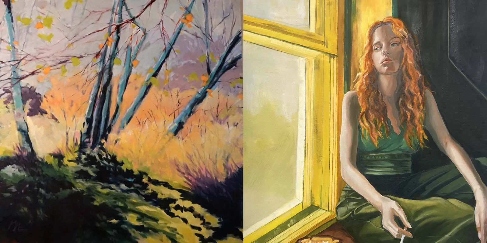 “People, Places, and Things” Artwork created by sisters Judy Klier and Marcia McDonald