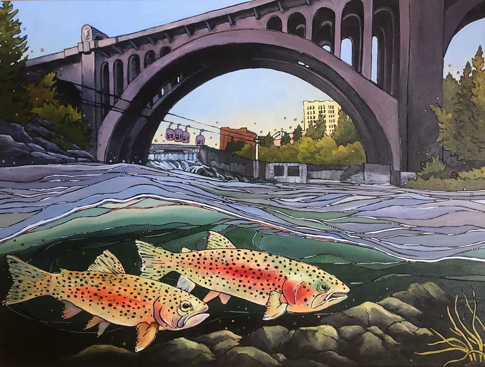 Join Pottery Place Plus this December as we showcase artwork by Katy Frey.