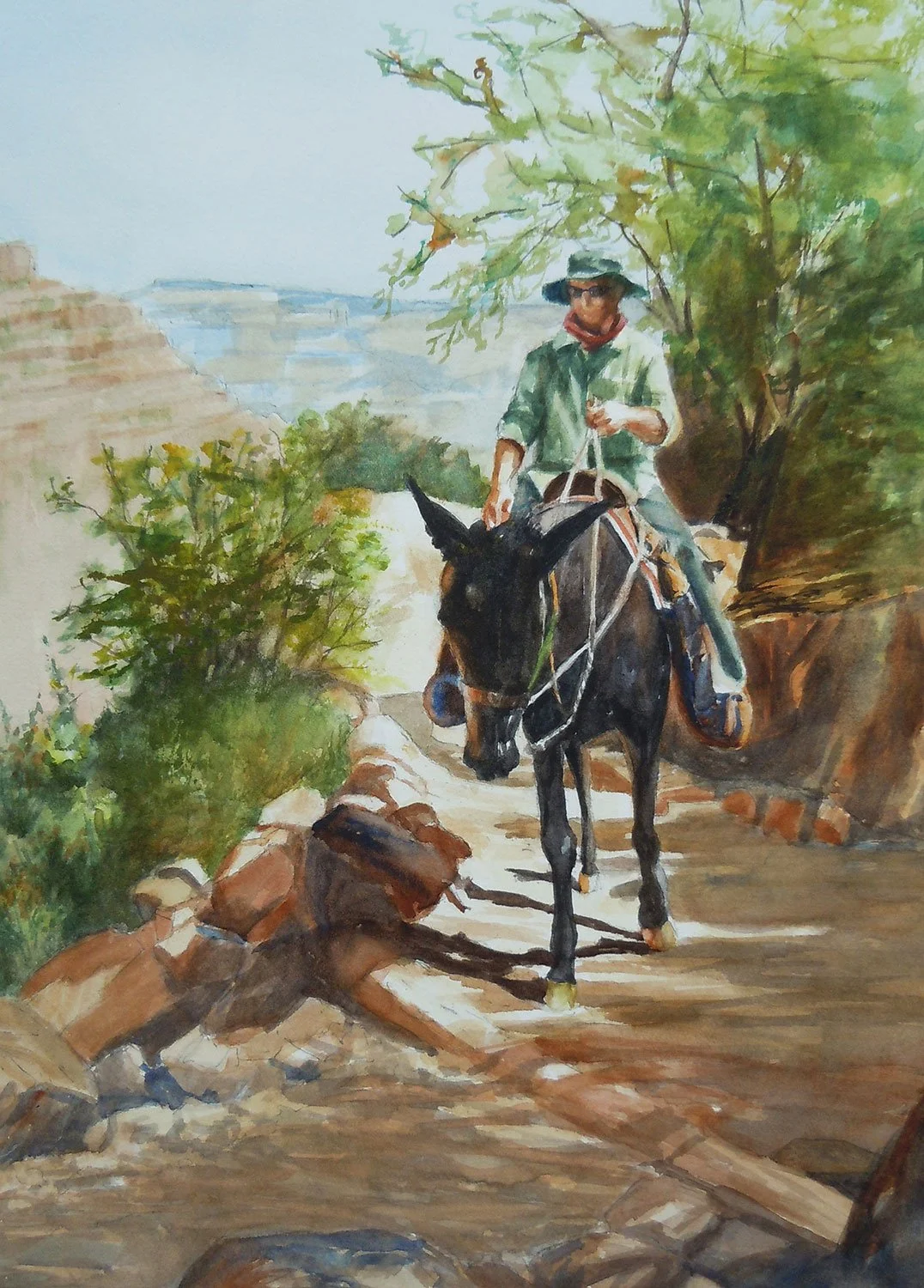 Mule Rider by Karen Robinette