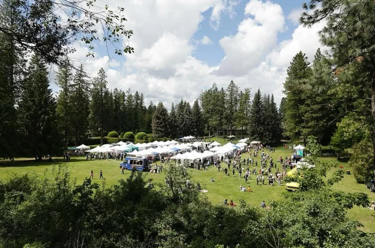 Previous Year's artist market at Manito Park