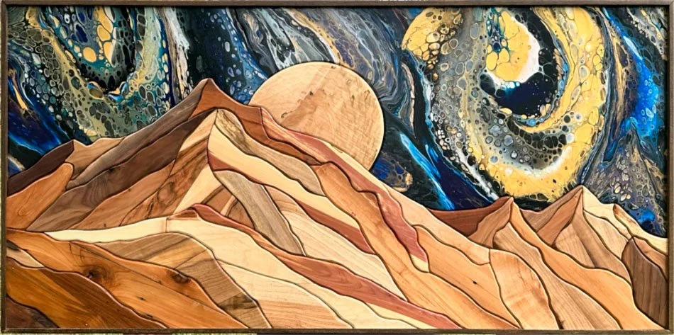  “Form and Flux” Collaborative Art by Jesse Ré and CJ Morrison 