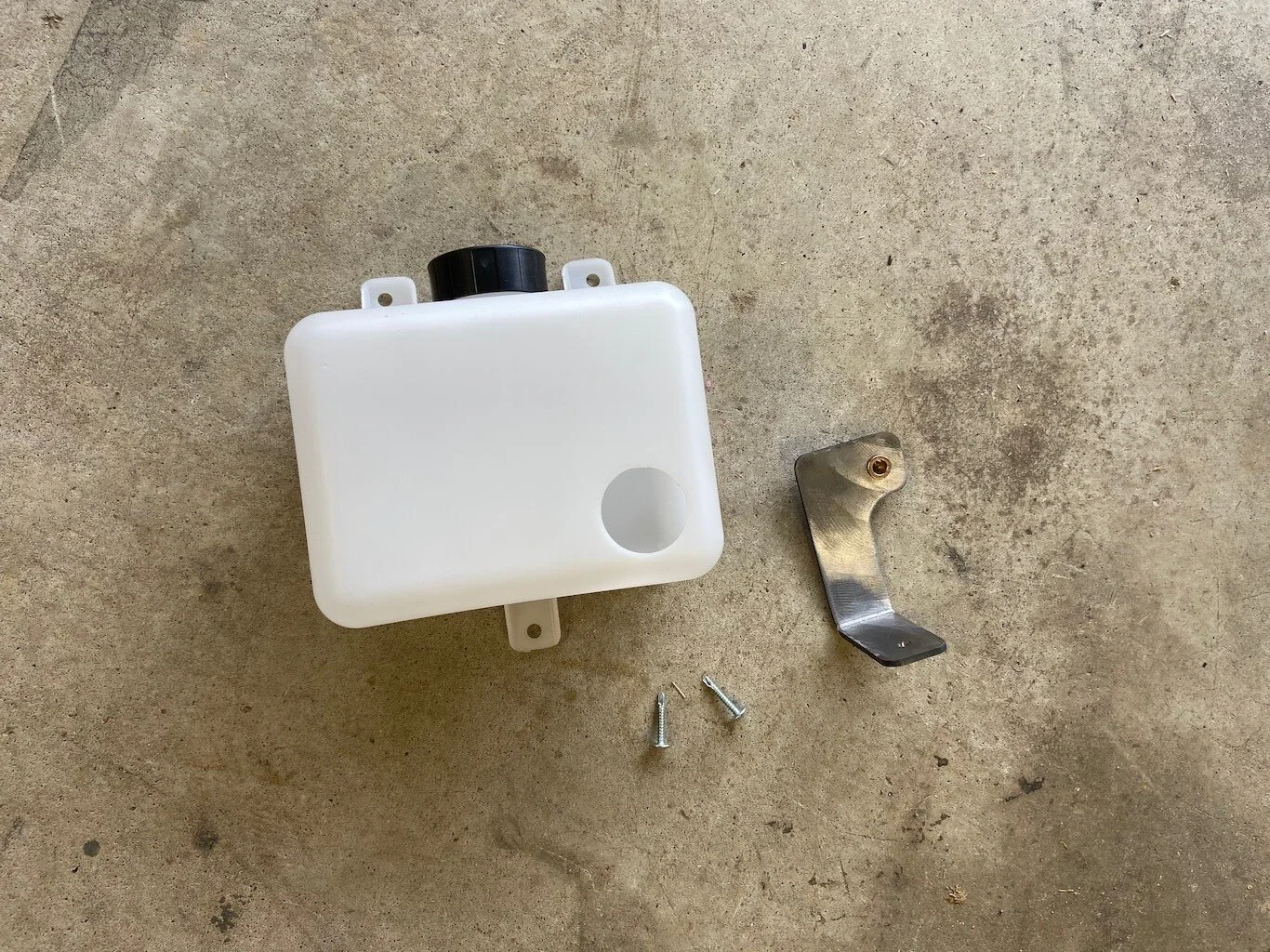 Windshield Washer Tank Relocation Kit