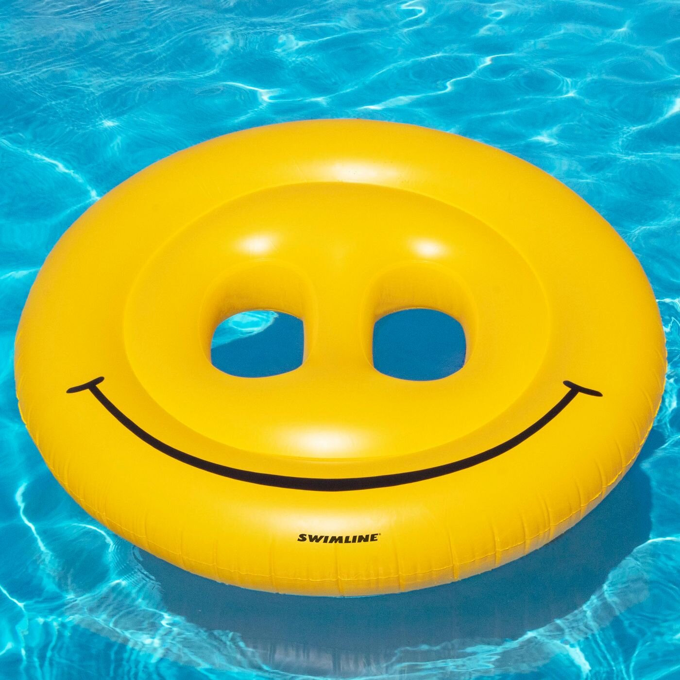 Swimline 72" Inflatable Smiley Face Island - $54