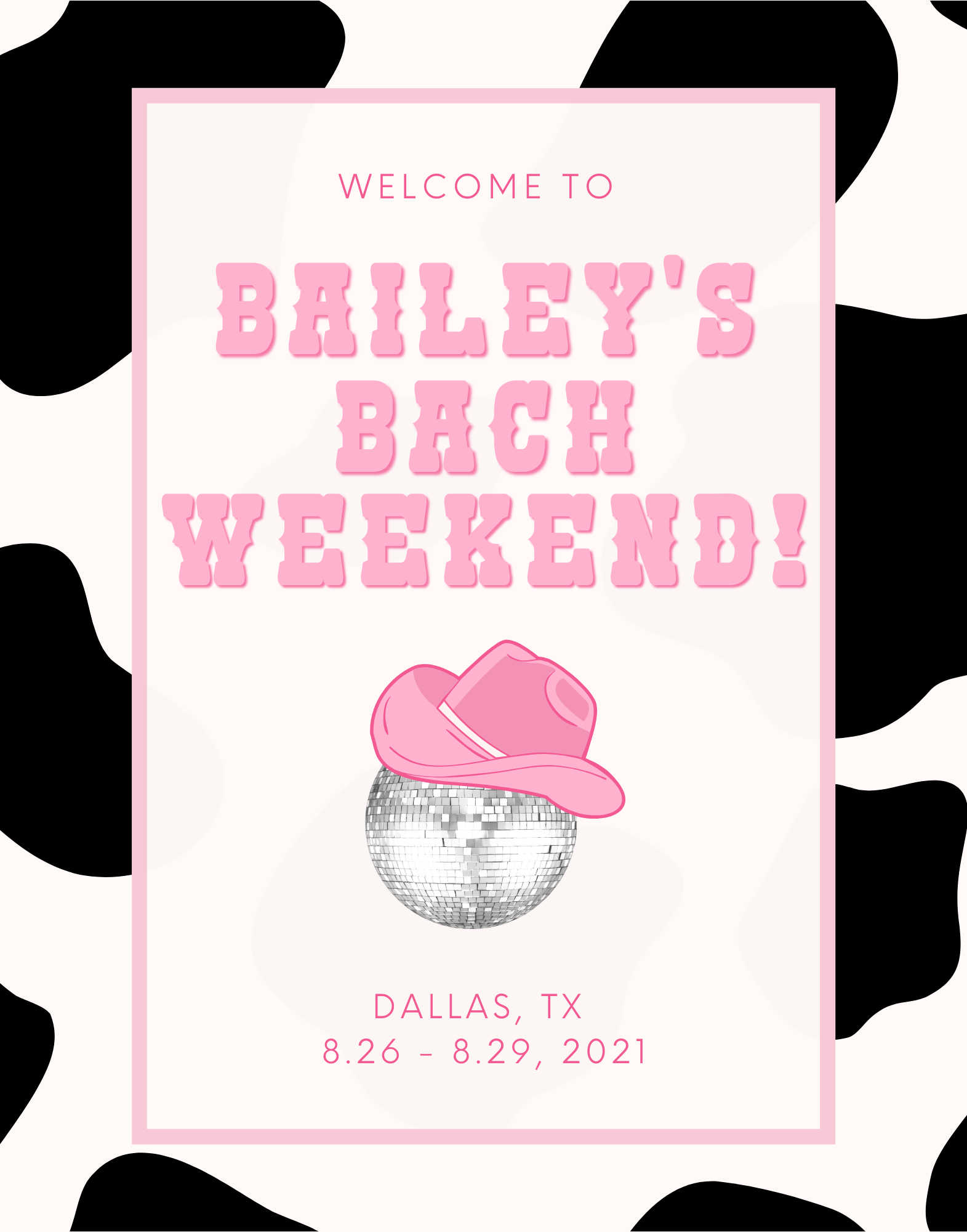 Bailey Parks Welcome Sign 11x14 - Space Cowgirl .png
