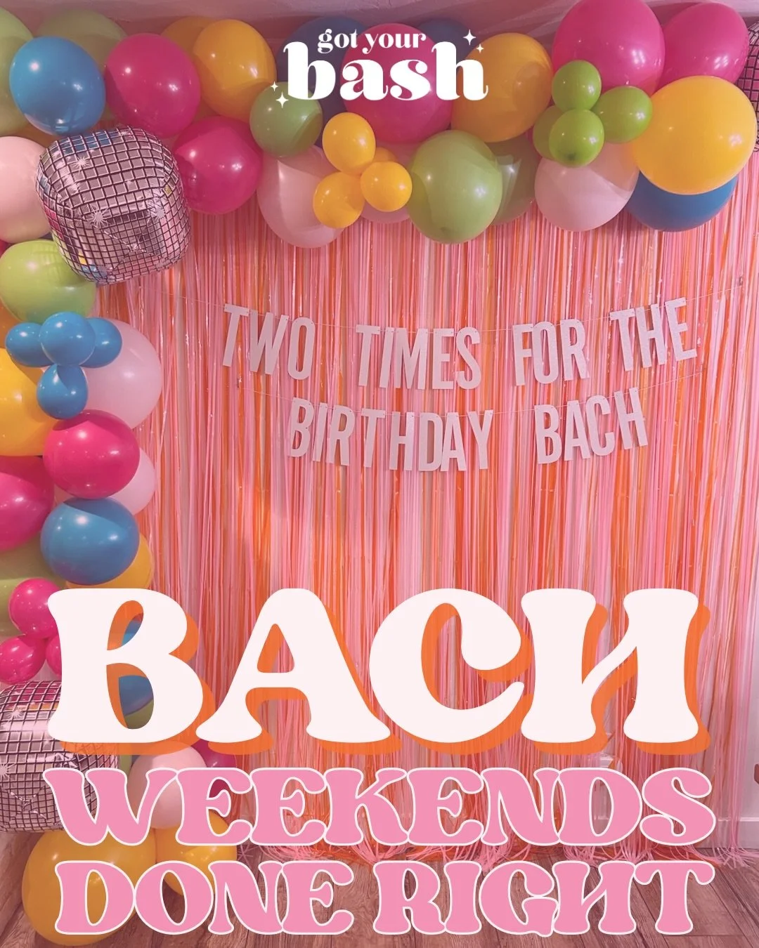 Planning a celebration and don&rsquo;t know where to start?✨💖

That&rsquo;s where we come in!!

At Got Your Bash, we plan and style bachelorettes, birthdays, bridal events, and bash-worthy weekends, from one-night celebrations to full destination ex