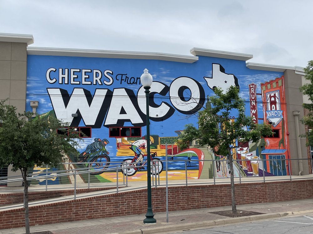 Cheers from Waco mural