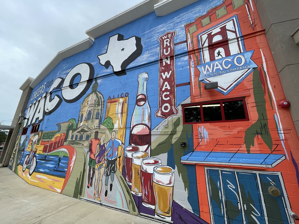 Cheers from Waco mural