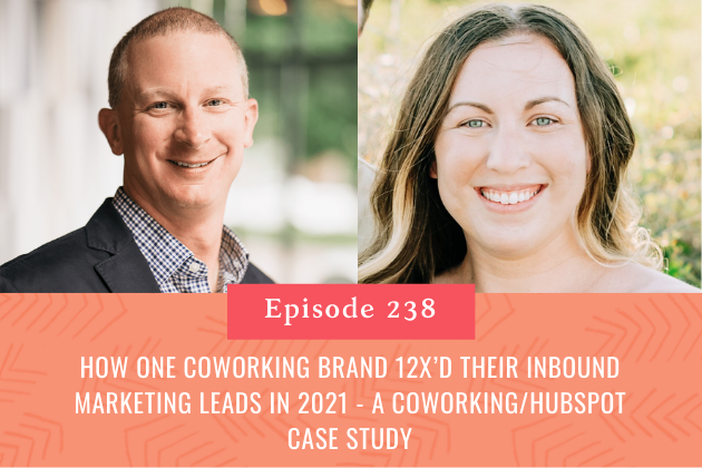 238. How One Coworking Brand 12x’d Their Inbound Marketing Leads in 2021 - A Coworking/Hubspot Case Study
