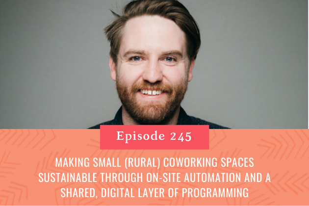 245. Making Small (Rural) Coworking Spaces Sustainable Through On-Site Automation and a Shared, Digital Layer of Programming