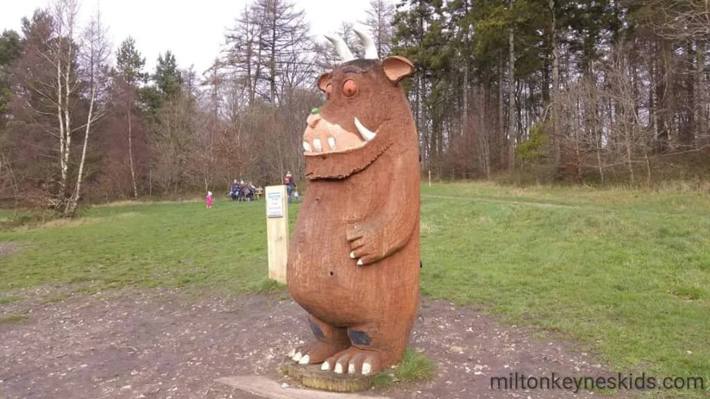 The Gruffalo is one of the attractions on the course at the Wendover Woods 50 mile race.