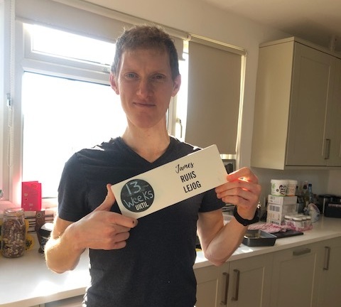 Using my LEJOG countdown timer that Catherine got me for Christmas! It’s getting closer!